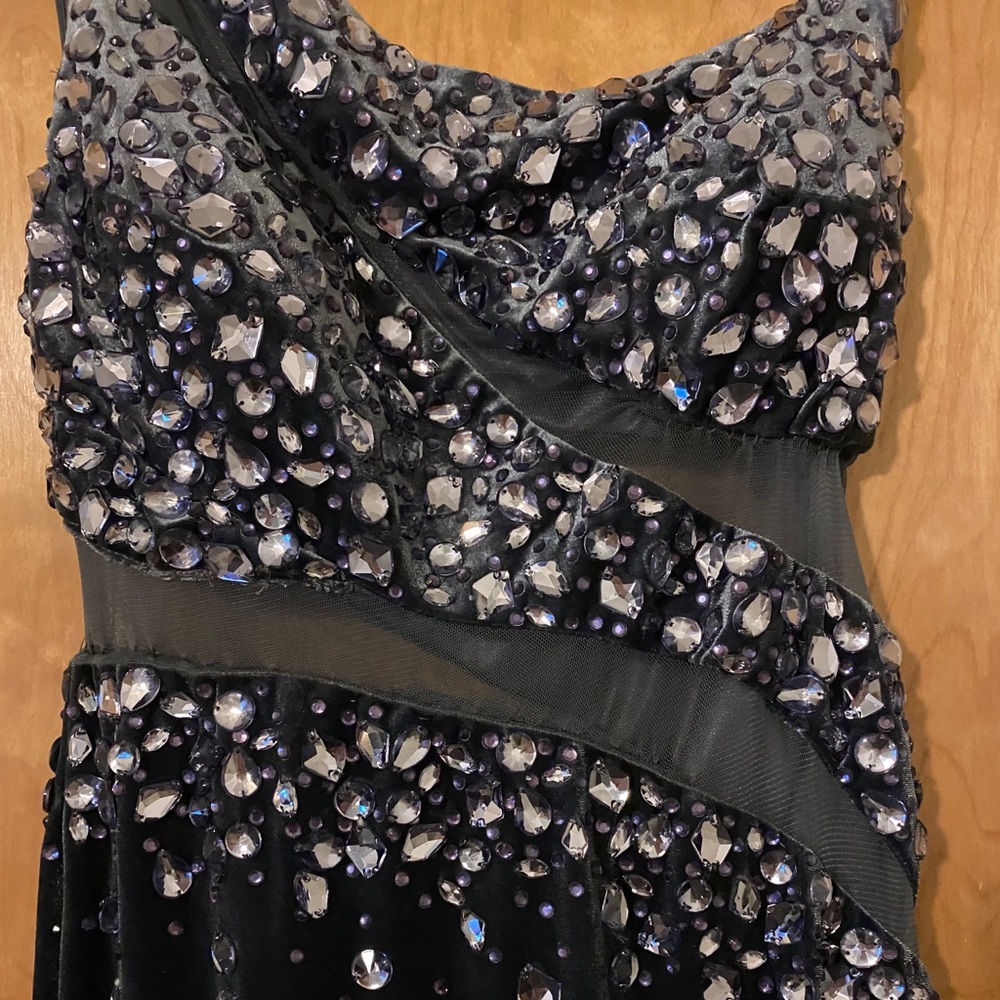 Deep Purple Velvet PROM DRESS